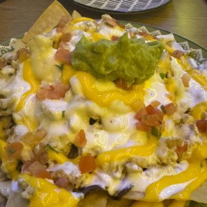 Nachos de pollo 