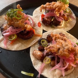 Tacos de pulpo