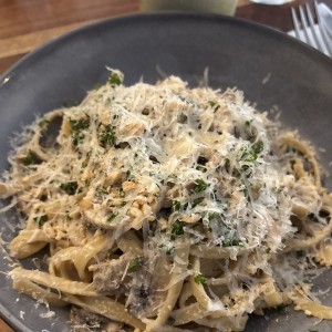 Mushroom Cashews Alfredo