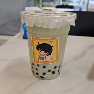 matcha bubblea tea