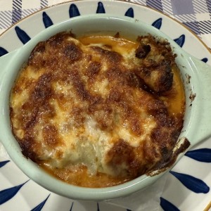Canelones rellenos de espinaca y ricotta