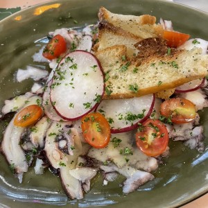 Carpaccio de pulpo