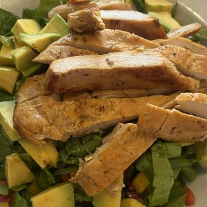 Avocado salad con extra de pollo