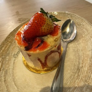 Mousse de fresa