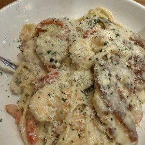 Chicken & Shrimp Carbonara