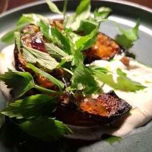 zapallo con queso de cabra