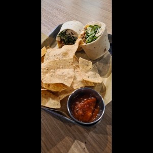 wrap de pollo