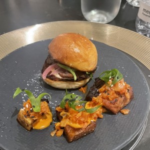 Slider brisket ahumado