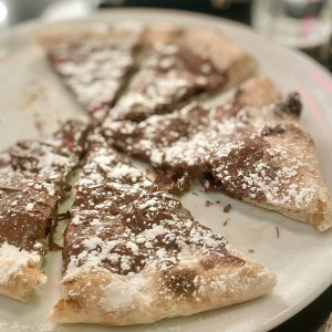 Pizza de Nutella 
