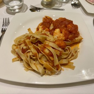 Secondi Piatti - Corvina con Gamberetti