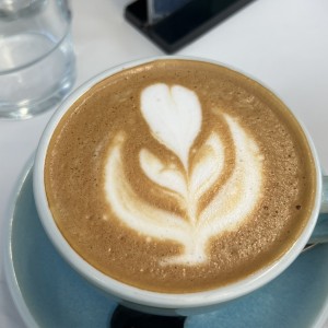 Capuccino con leche de almendras