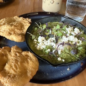 Green Shakshuka con un twist