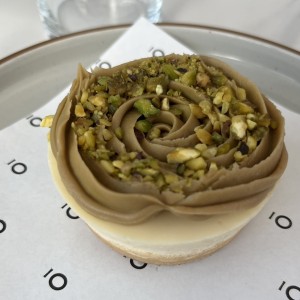 Cheesecake de pistacho