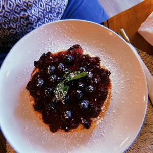 Pancake con blueberry