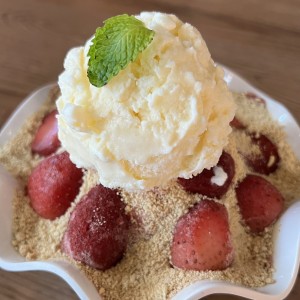 Bingsoo de fresa