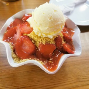 Dessert - Bingsoo de Fresa