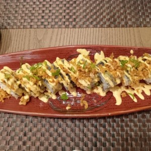 Sushi cangrejo tempura