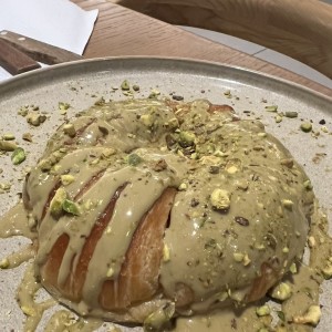 Flat croissant de Ice cream & pistacho
