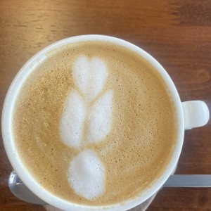 Capuccino con leche de almendra