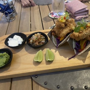 Tacos de pescado al grill