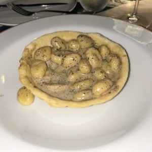 Gnocci a la gorgonzola 