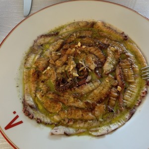 Carpaccio de pulpo