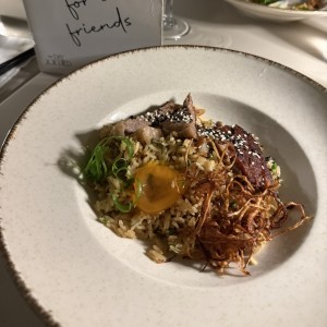 Rib eye wild rice