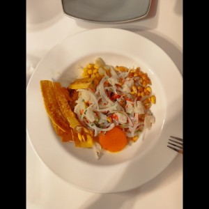 ceviche de pescado 