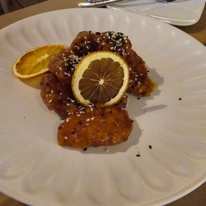 Orange chicken finger