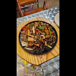 arañitas con vegetales