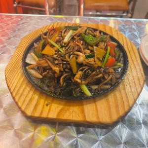 Arañitas con vegetales
