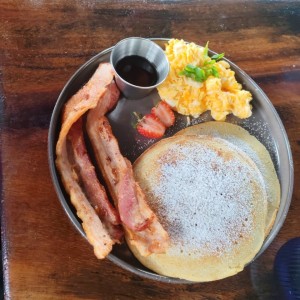 American breakfast 