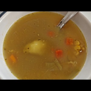 Sopa de mondongo y verduras ?