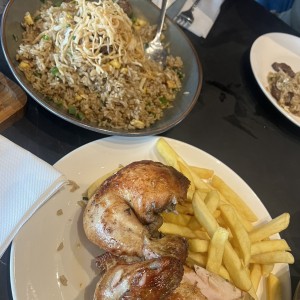 Arroz cuaufa de carne 