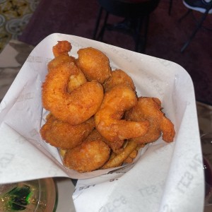 Camarones apanados 