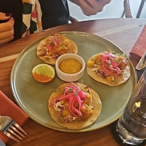tacos de camarón 