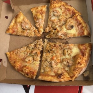 Pizza de camaron 