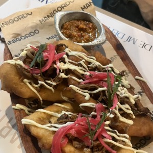 Montadito de ropa vieja