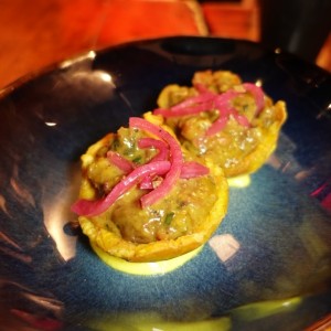 Patacones rellenos 