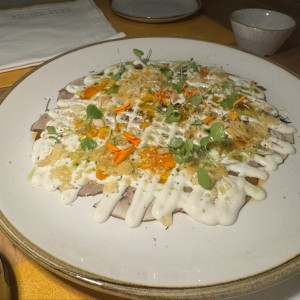 Carpaccio de portobellos
