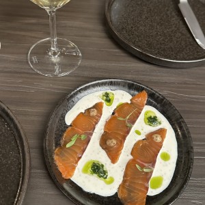 Gravlax de salmon