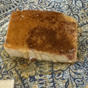 Flan con especias 