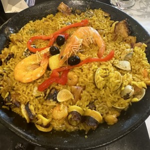 Paella Marinera (Solo Mariscos)