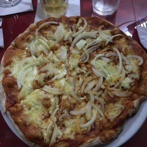 pizza de cebolla