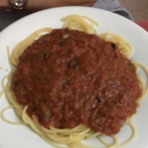 spaghettini puttanesca