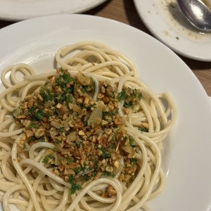 Spaguetti al oleo 