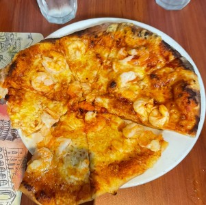 Pizzas - Camarones