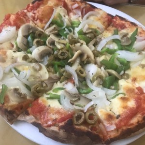 pizza de vegetales