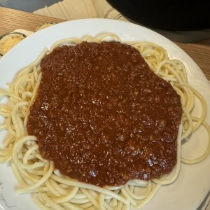 Con Salsa Bolognesa - Ground Beef Spaguetti