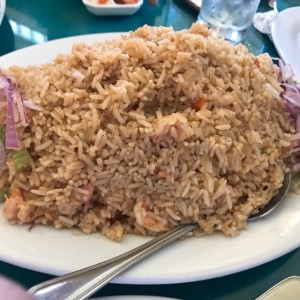 arroz con camarones 